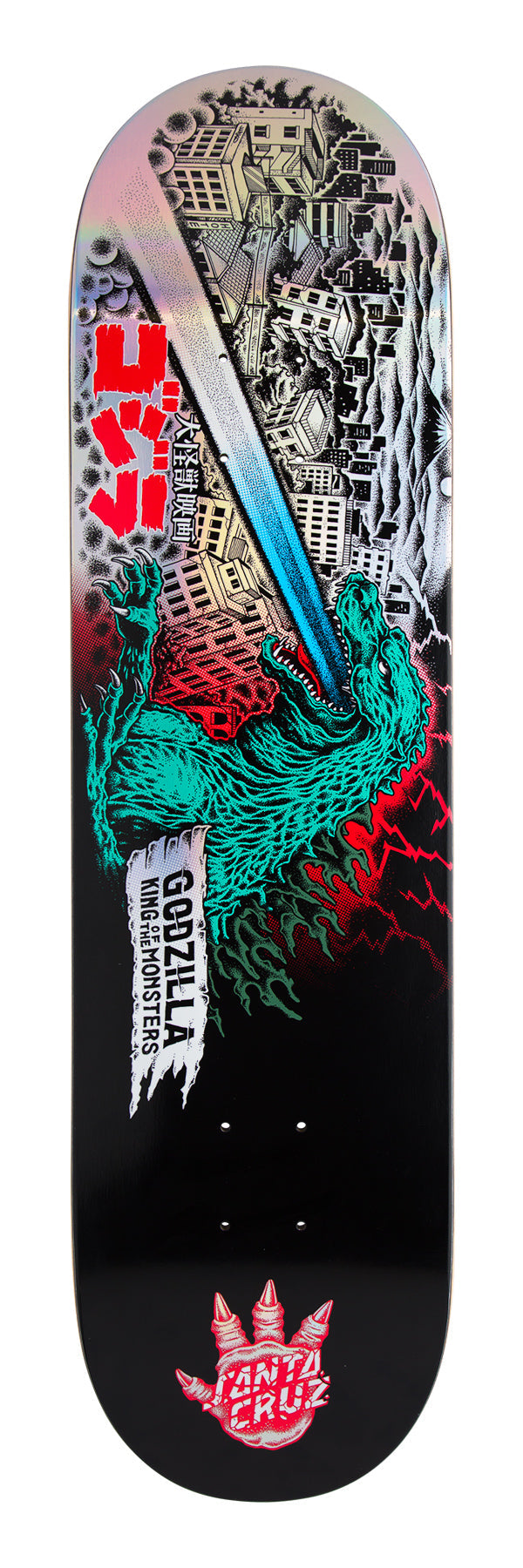 Santa Cruz x Godzilla O'Brien Reaper Deck - 8.25