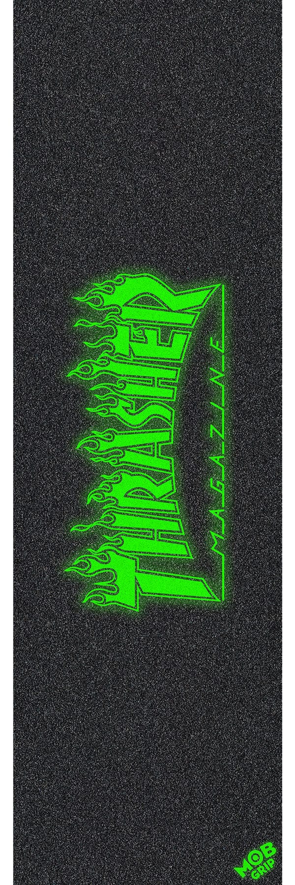 MOB Thrasher Flame Glow Logo Griptape - Black