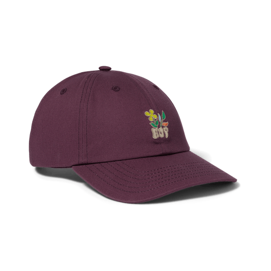 HUF Bloom CV 6 Panel Hat - Raisin