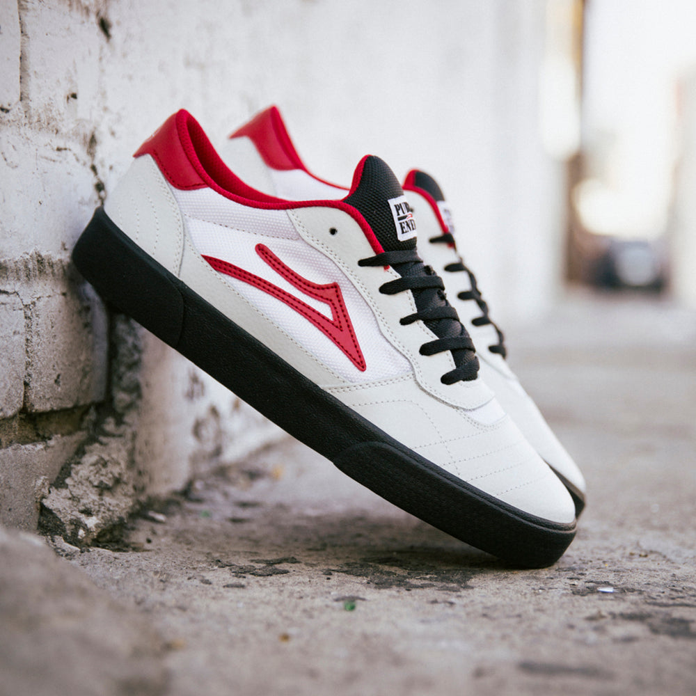 Lakai Cambridge - (Public Enemy) White Leather