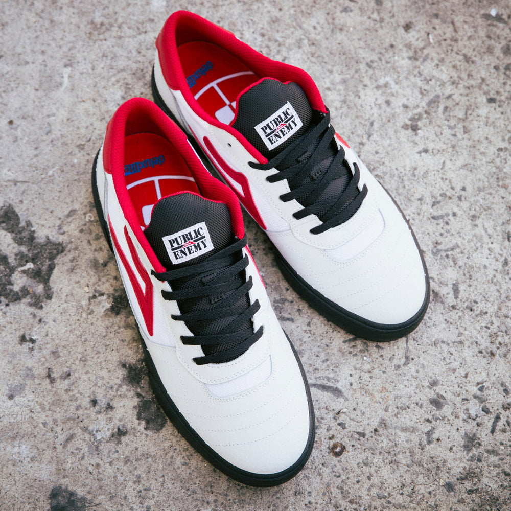 Lakai Cambridge - (Public Enemy) White Leather