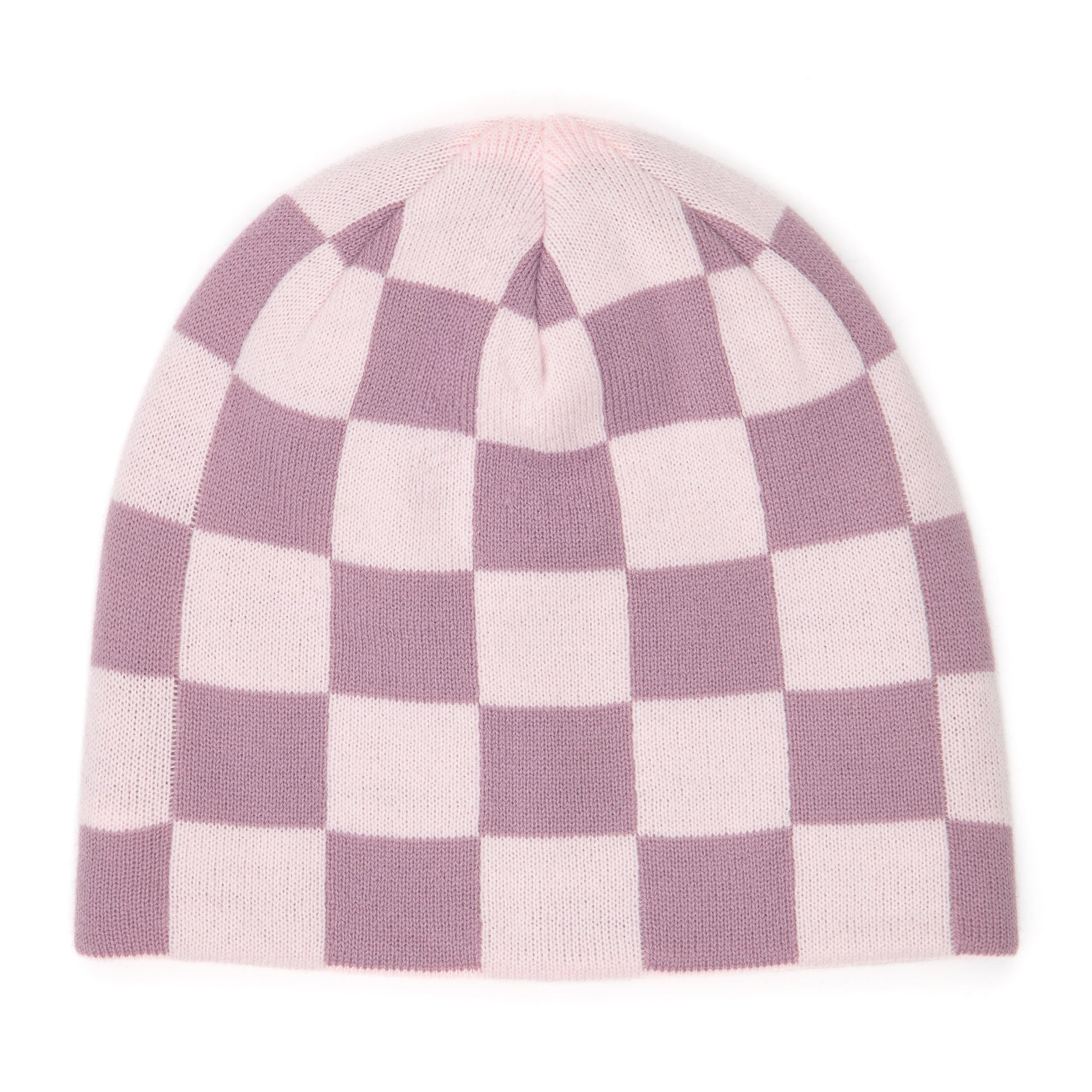 CORDUROY HEADWARE BEANIE Corduroy Checkmate Reversible Skully Beanie - Pink