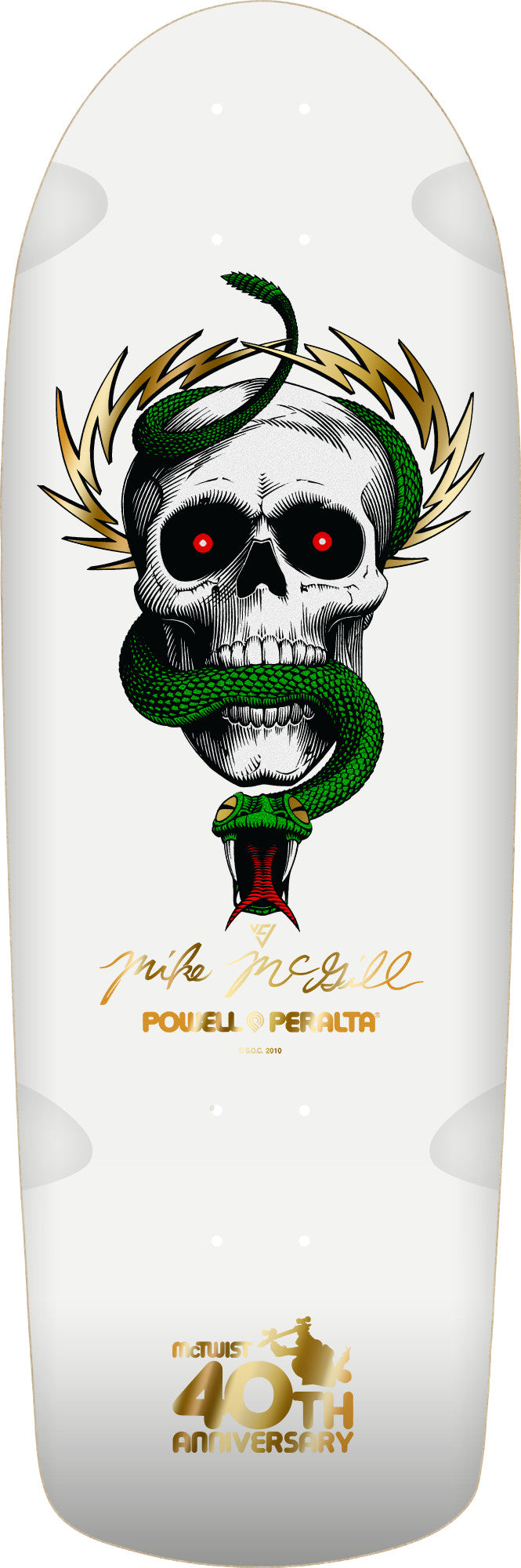 Powell Peralta McGill 40th Anniversary Reissue Deck - 10.0