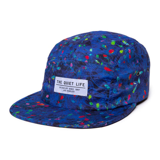 The Quiet Life 5 Panel Camper Hat - Midnight Floral