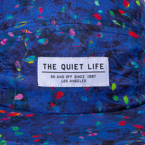 The Quiet Life 5 Panel Camper Hat - Midnight Floral