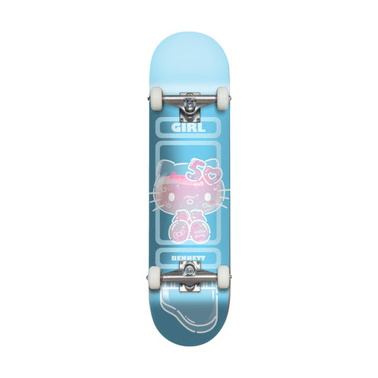 Girl Bennett Hello Kitty 50th Anniversary Complete Skateboard - 7.8