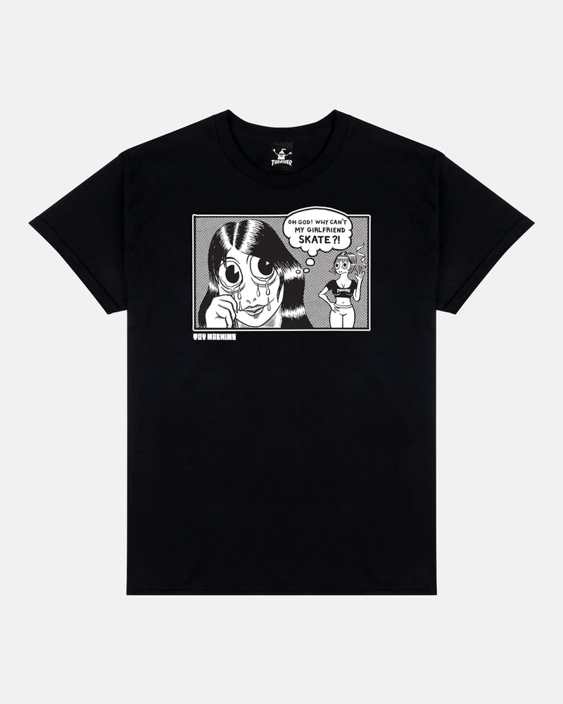 Thrasher Magazine x Toy Machine Girlfriend Tee - Black