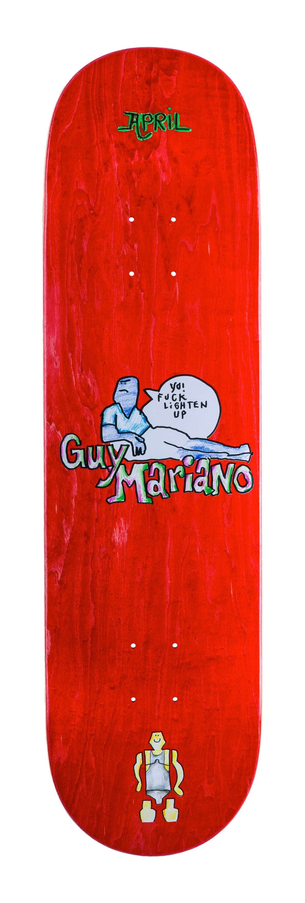 April Guy By Gonz Red Deck - 8.5