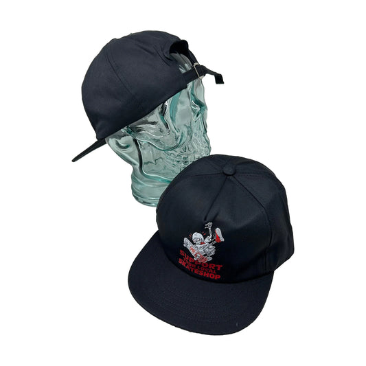 Holistic Skateshop Day 2025 Skeleton Hat - Black