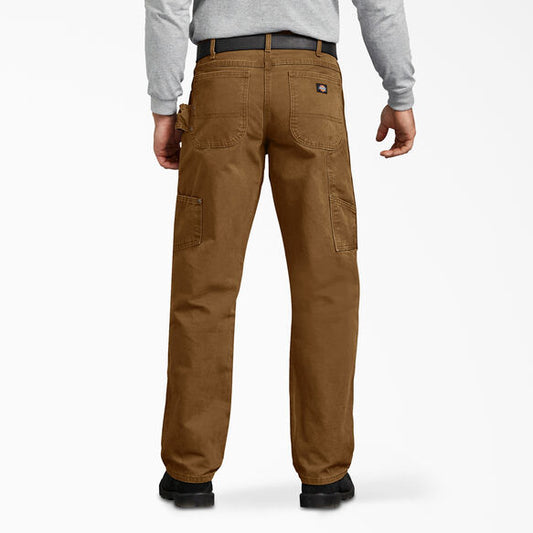 Dickies Relaxed Fit Heavyweight Duck Carpenter Pants - Brown