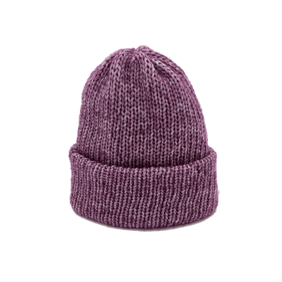 Chimney LTD Short Stack Beanie - Marled Berry Red