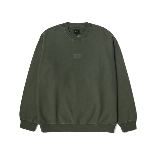 HUF Mason Fleece Crewneck - Hunter Green