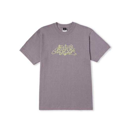 HUF Outlines Tee - Light Plum