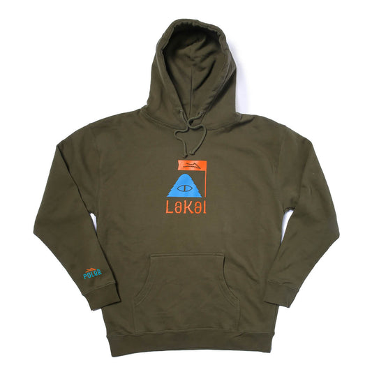 Lakai Summit Pullover Hoodie - (Poler) Olive