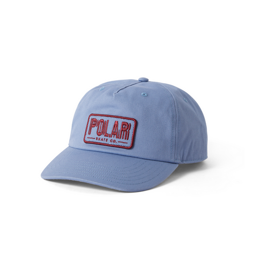 Polar Earthquake Patch Hat - Light Blue
