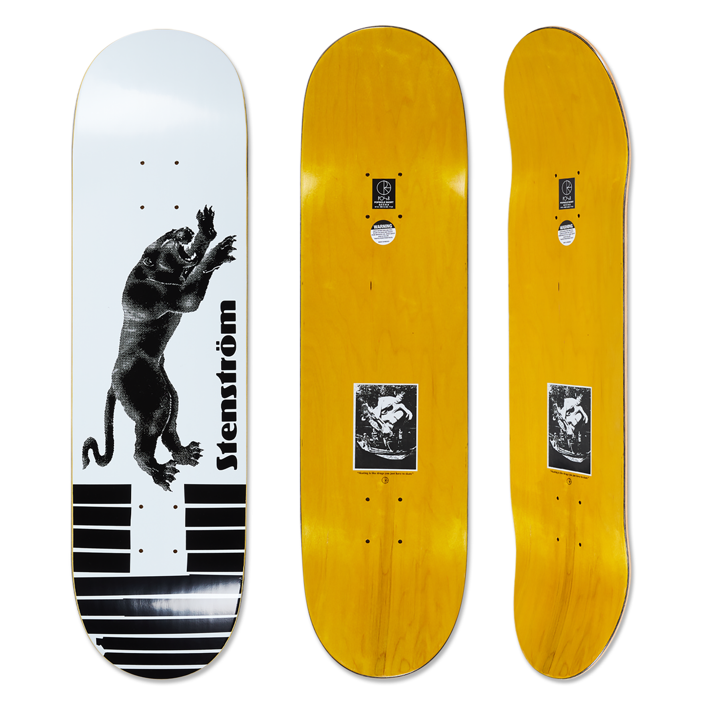 Polar David Stemstrom Tape & Panther White Deck