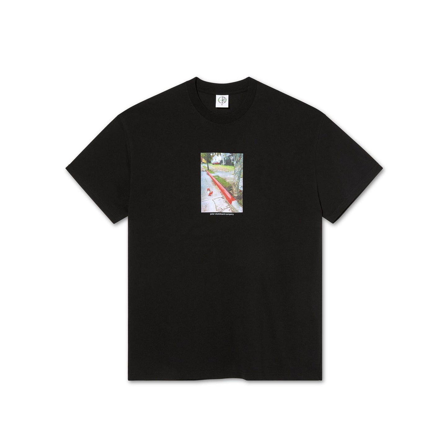 Polar Skate Co. Red Curb Tee - Black