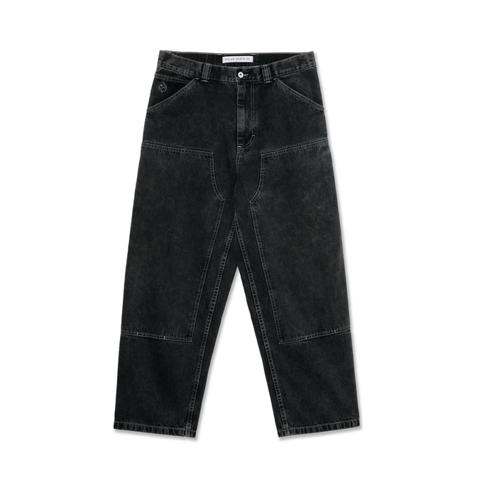 Polar Big Boy Work Pants - Silver Black