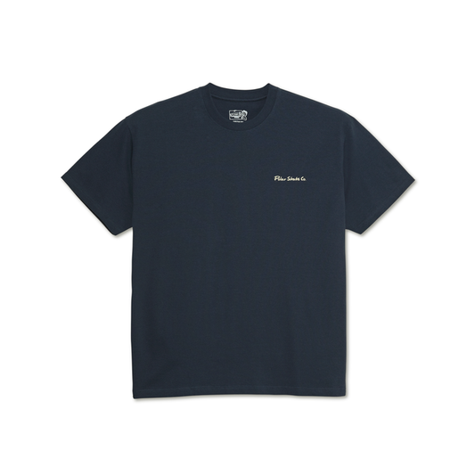 Polar Skate Co. Faces Tee - New Navy