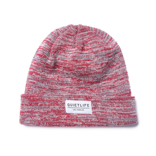 Quiet Life Marled Beanie - Red