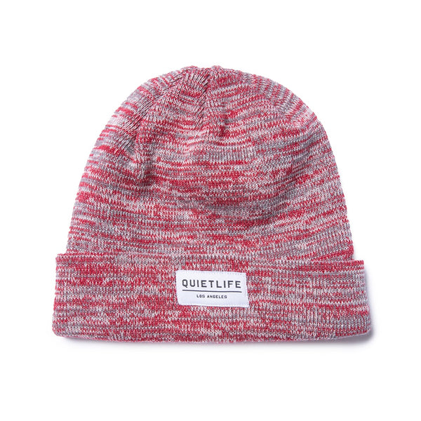 The Quiet Life Marled Beanie - Red