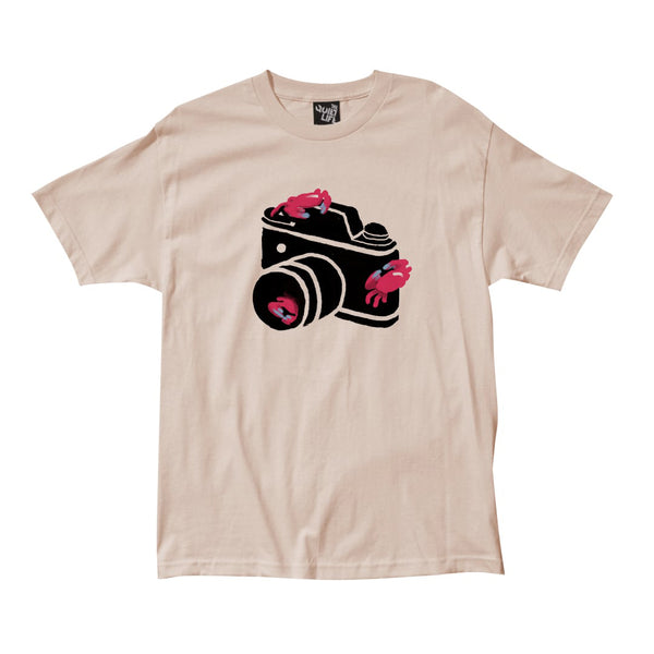 The Quiet Life Camera Crabs Tee - Sand