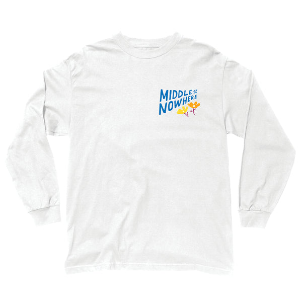Quiet Life Middle Of Nowhere L/S Tee - White