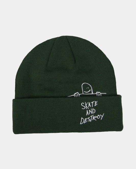 Thrasher Magazine Gonz SAD Fold Beanie - Forest Green