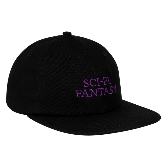 Sci-Fi Fantasy Logo Hat - Black