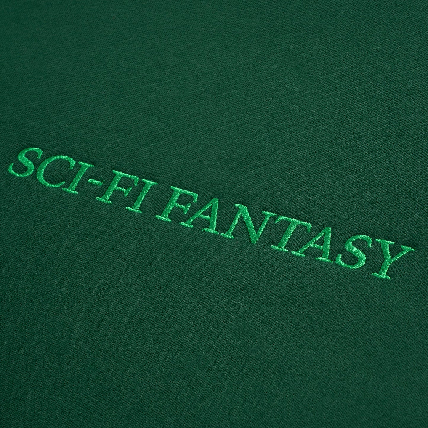 Sci-Fi Fantasy Logo Hoodie - Dark Green