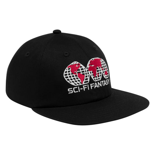 Sci-Fi Fantasy Global Hat - Black