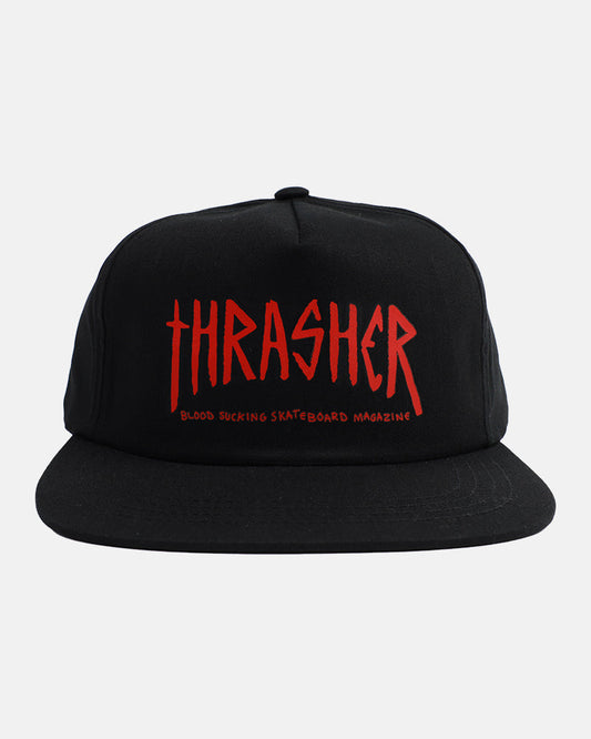 Thrasher Magazine x Toy Machine Scratch Hat - Black