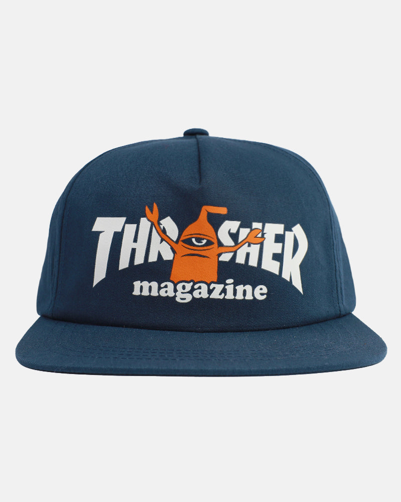 Thrasher Magazine x Toy Machine Sect Hat - Navy