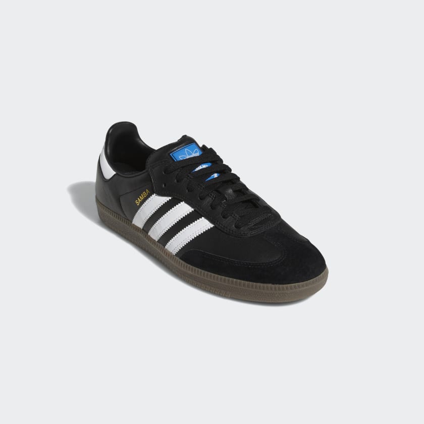 Adidas Samba ADV - Black White Gold – Holistic Skateshop