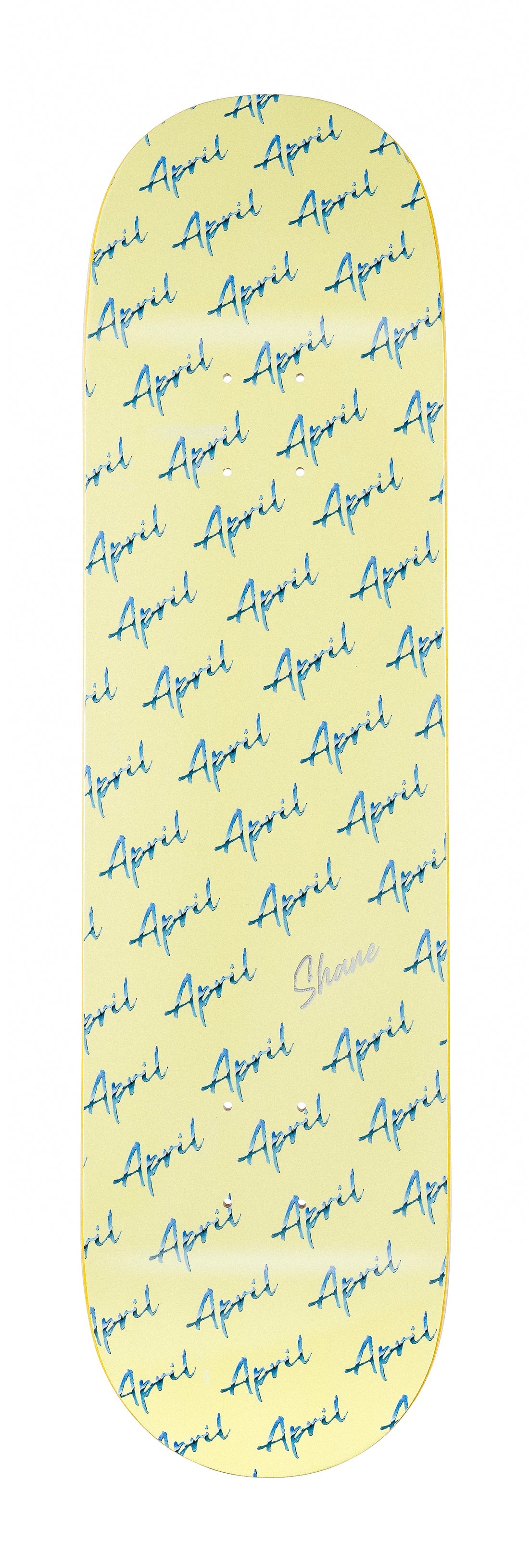 April O'Neill Chrome Script Yellow Deck - 8.5