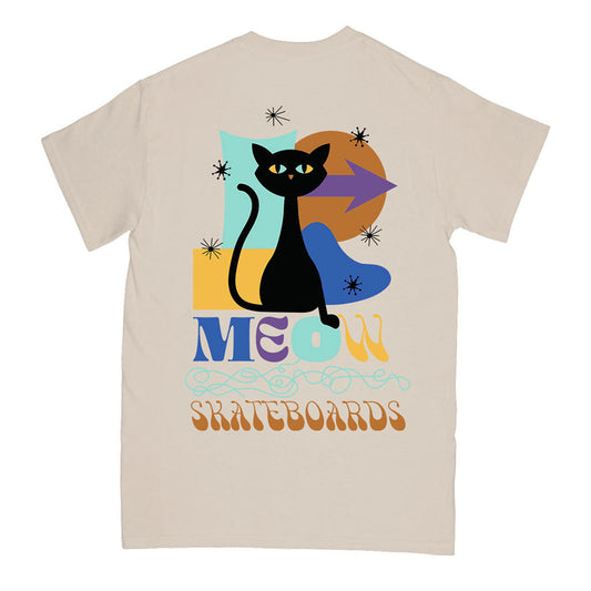 Meow Skateboards Yarnball Tee - Natural