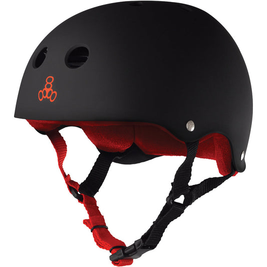 Triple Eight Sweatsaver Helmet - Black Red