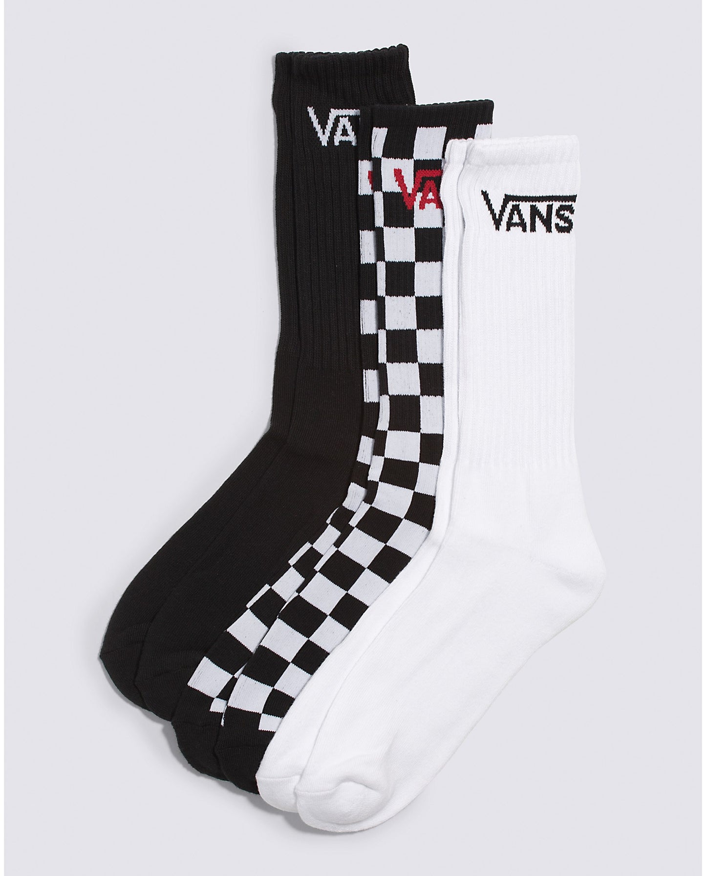 Vans Classic Crew Socks 3 Pack - Assorted