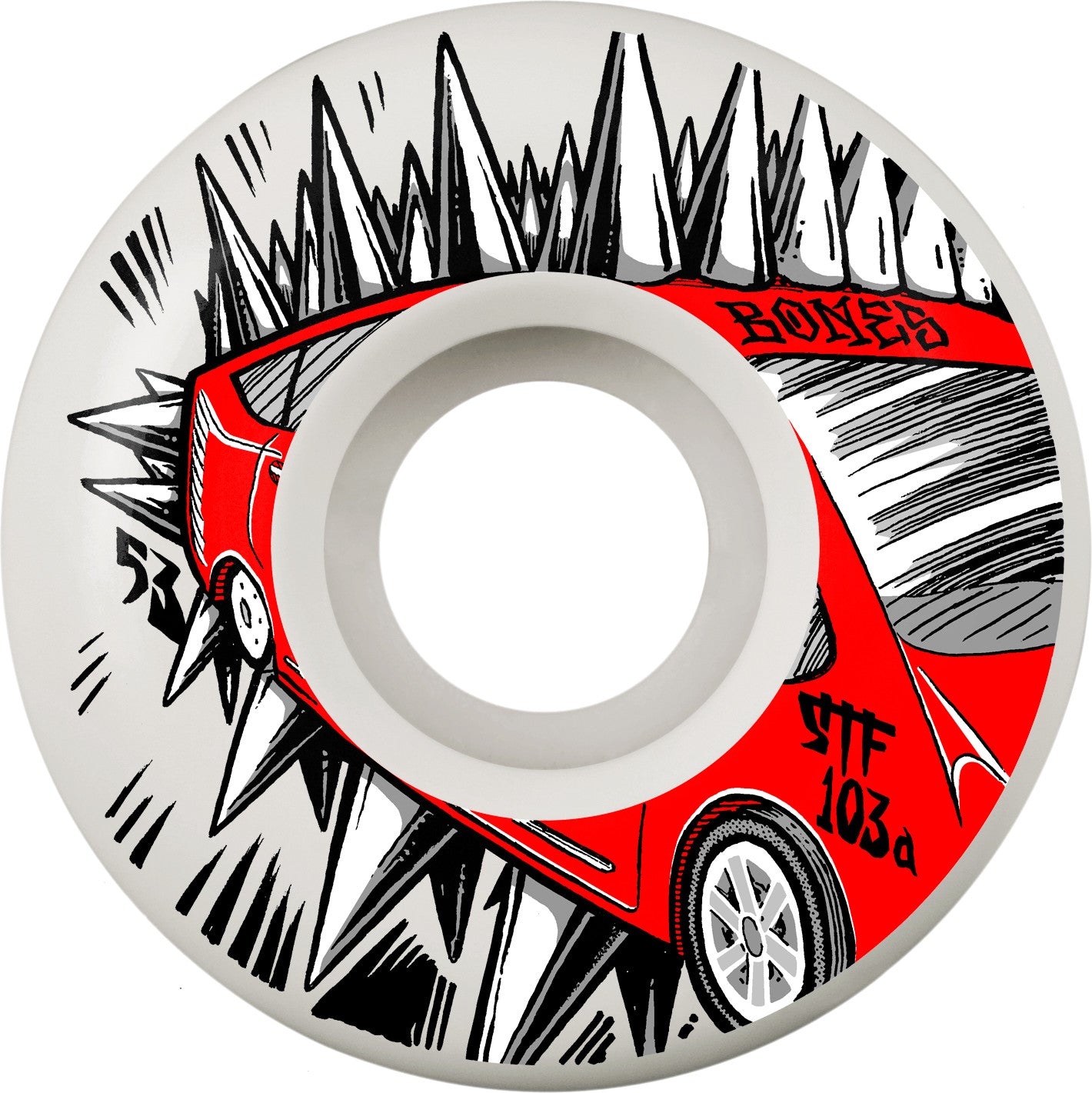 Bones Wheels Judas Prius V2 Lock In STFs - 103a