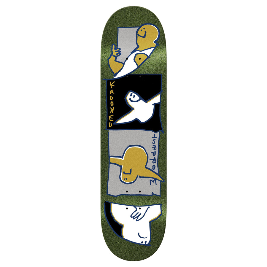 Krooked Worrest Gold Burd Twin Tail Slick Deck - 8.3