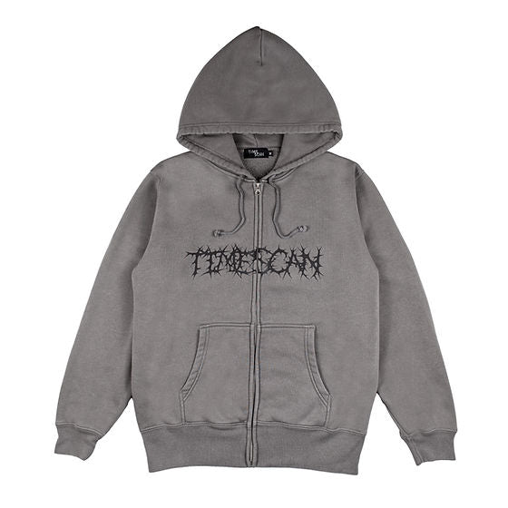 Timescan Thorns Hoodie - Stonewashed Black