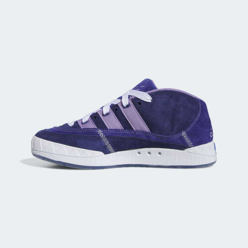 ADIDAS SKATEBOARDING SHOE ADIDAS Adidas Adimatic Mid - (Maite) Victory Blue Magic Lilac Dark Blue