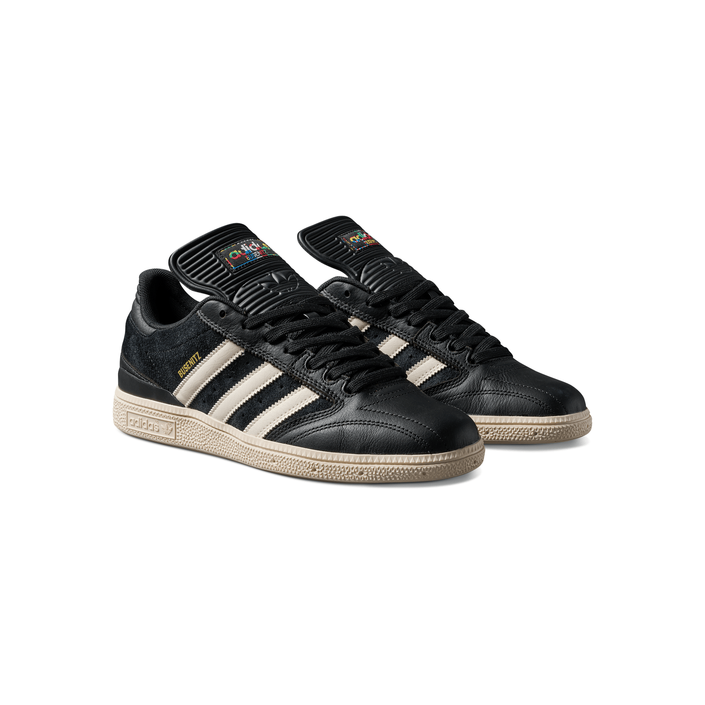 ADIDAS SKATEBOARDING SHOE ADIDAS Adidas Busenitz Pro - (World Cup) Black White Gold