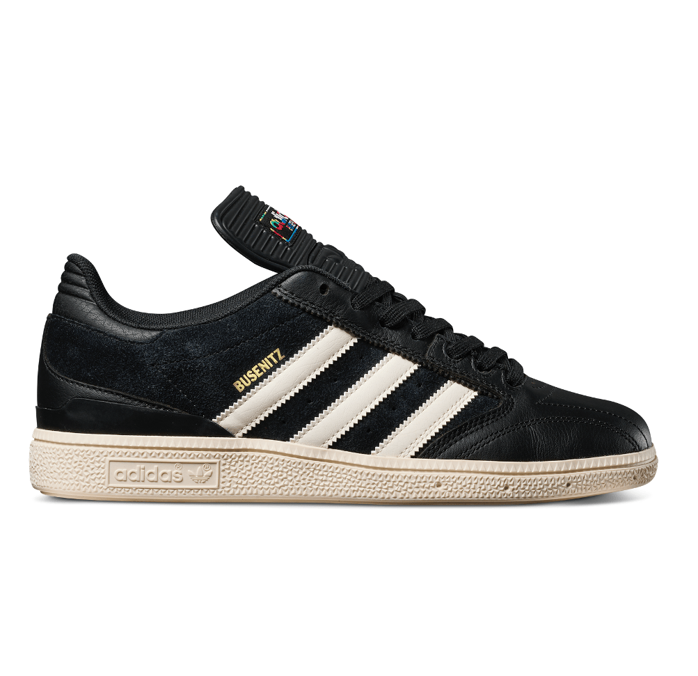 ADIDAS SKATEBOARDING SHOE ADIDAS Adidas Busenitz Pro - (World Cup) Black White Gold