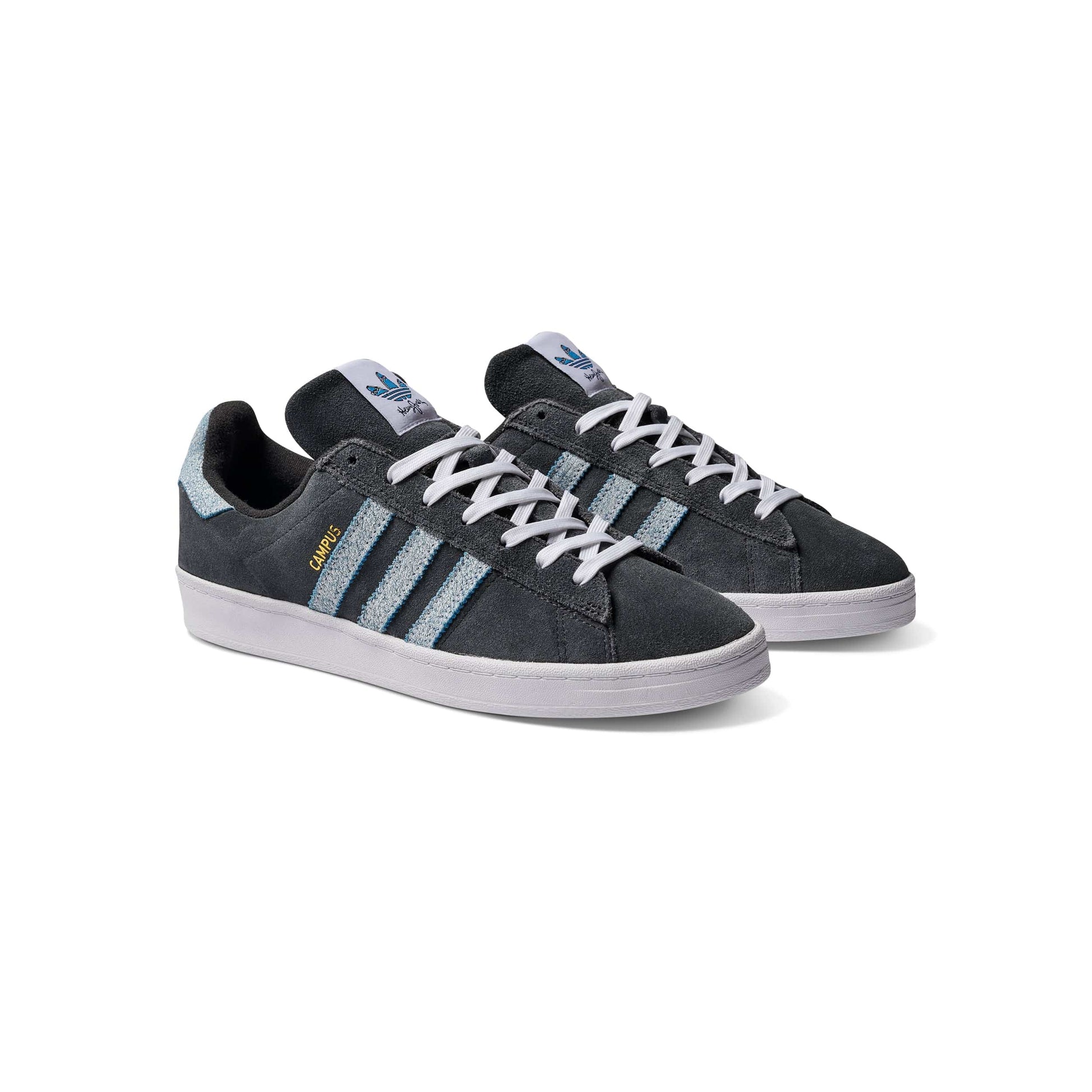 ADIDAS SKATEBOARDING SHOE ADIDAS Adidas Campus ADV - (Henry Jones) Carbon Blue