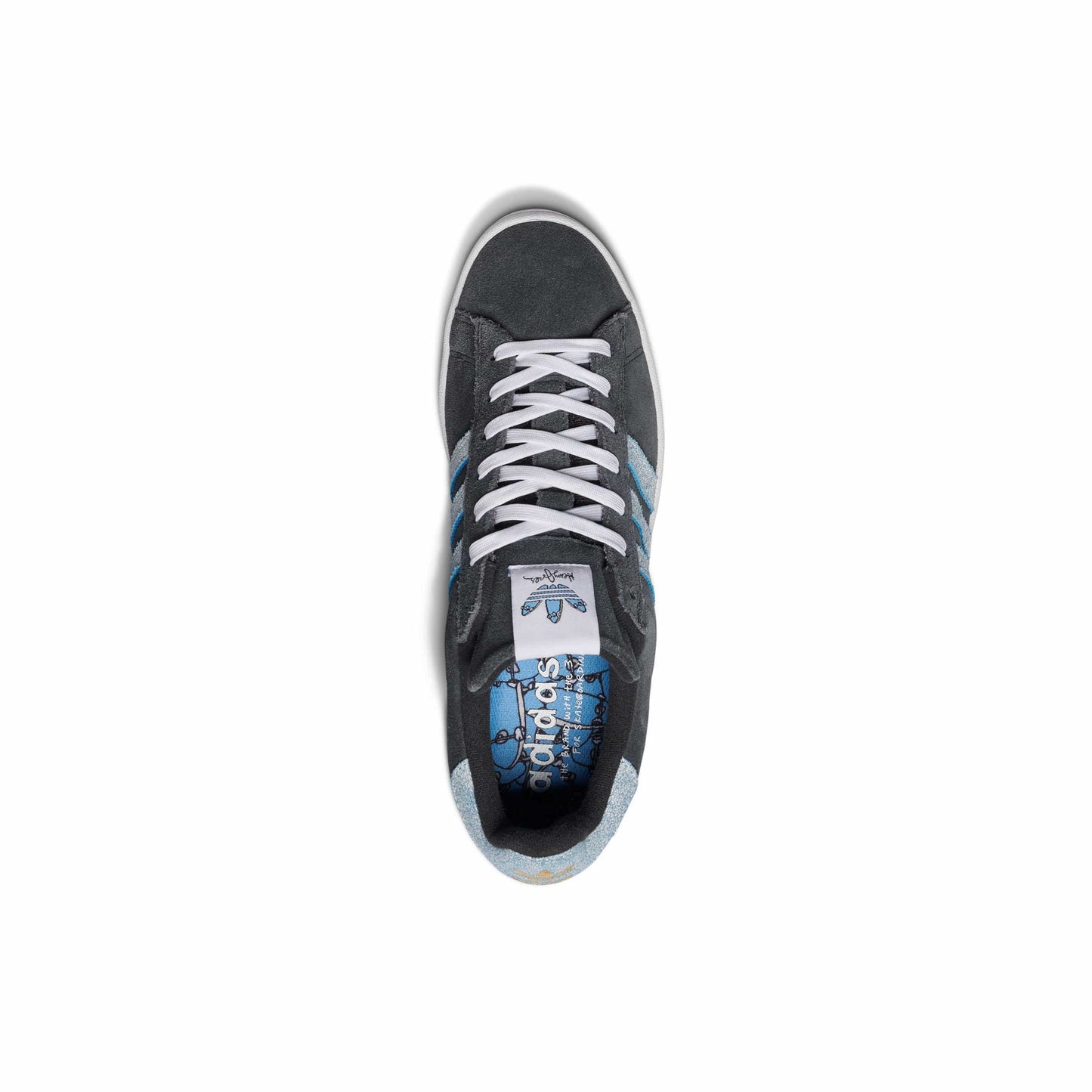 ADIDAS SKATEBOARDING SHOE ADIDAS Adidas Campus ADV - (Henry Jones) Carbon Blue