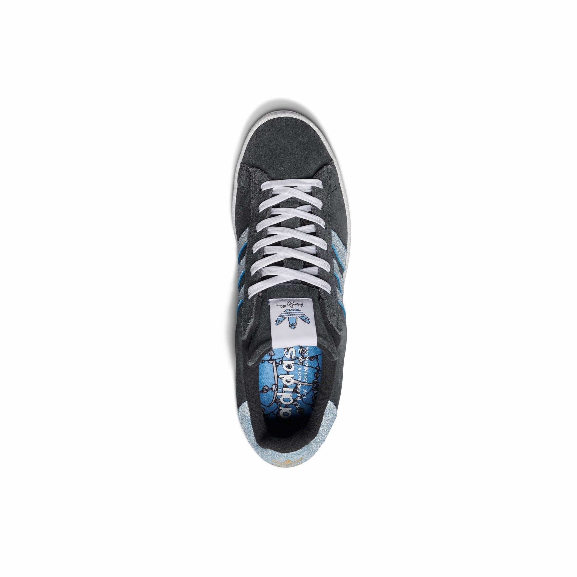 ADIDAS SKATEBOARDING SHOE ADIDAS Adidas Campus ADV - (Henry Jones) Carbon Blue