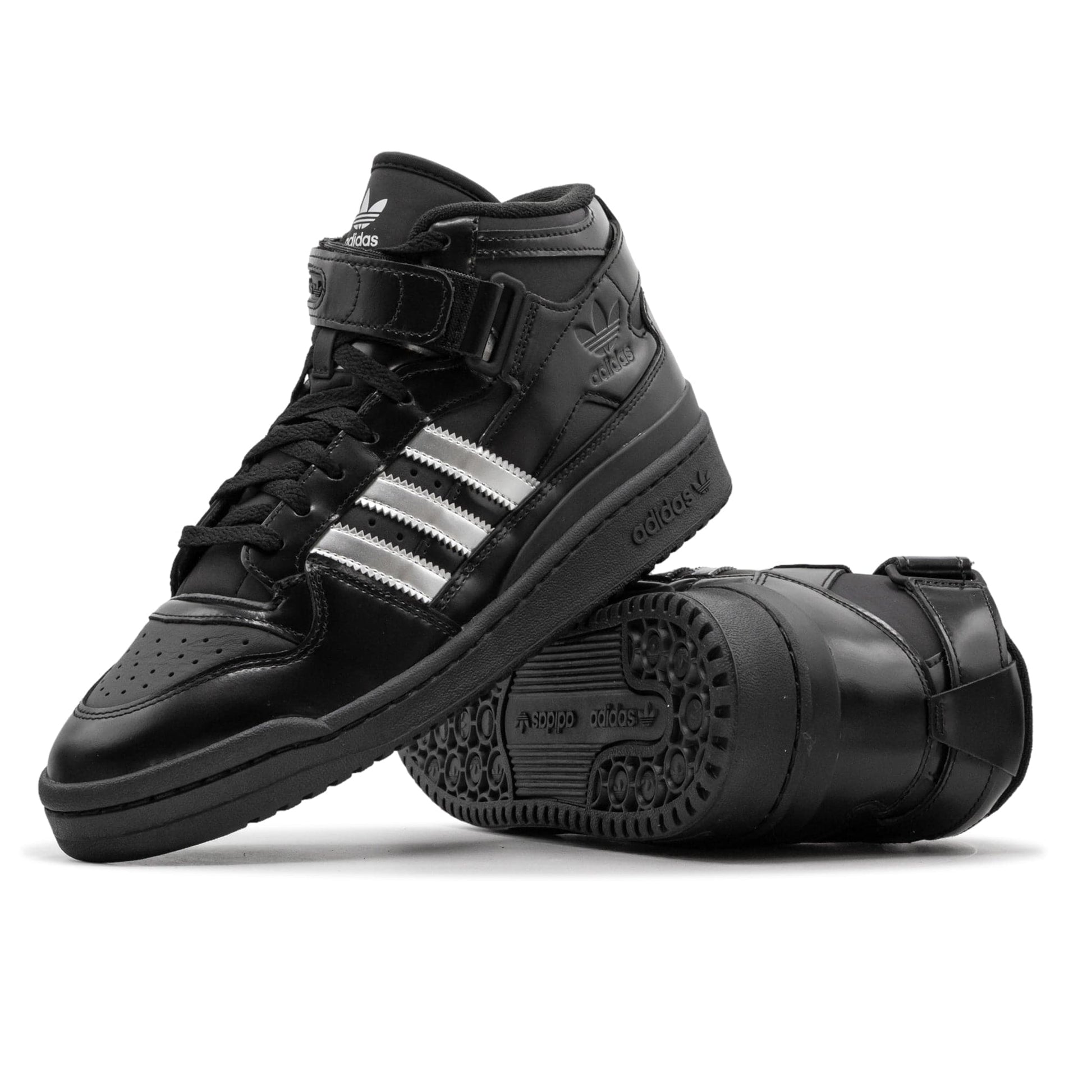 ADIDAS SKATEBOARDING SHOE ADIDAS Adidas Forum 84 Mid ADV - (Heitor) Black Silver