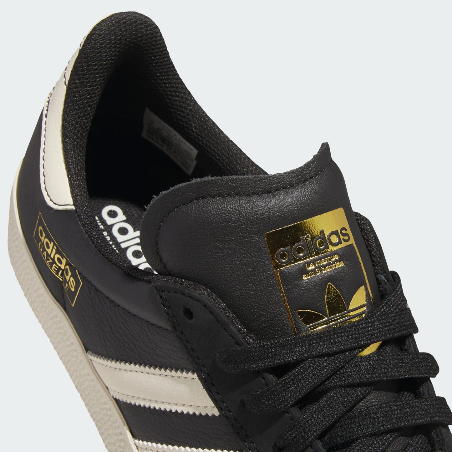ADIDAS SKATEBOARDING SHOE ADIDAS Adidas Gazelle ADV - Black Cream Leather
