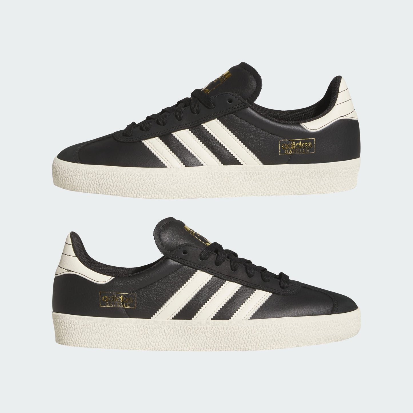 ADIDAS SKATEBOARDING SHOE ADIDAS Adidas Gazelle ADV - Black Cream Leather